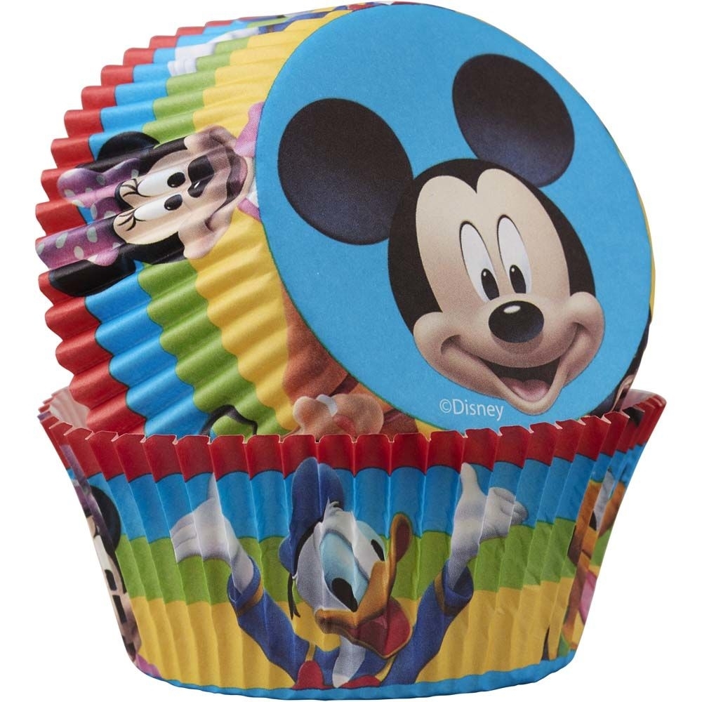 Mickey Mouse Clubhouse Baking Cups Patty Pans (Pack of 50)