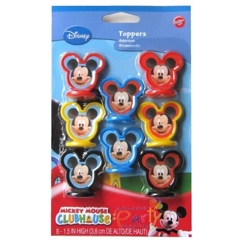 Mickey Mouse Cupcake Toppers (Pack of 8)