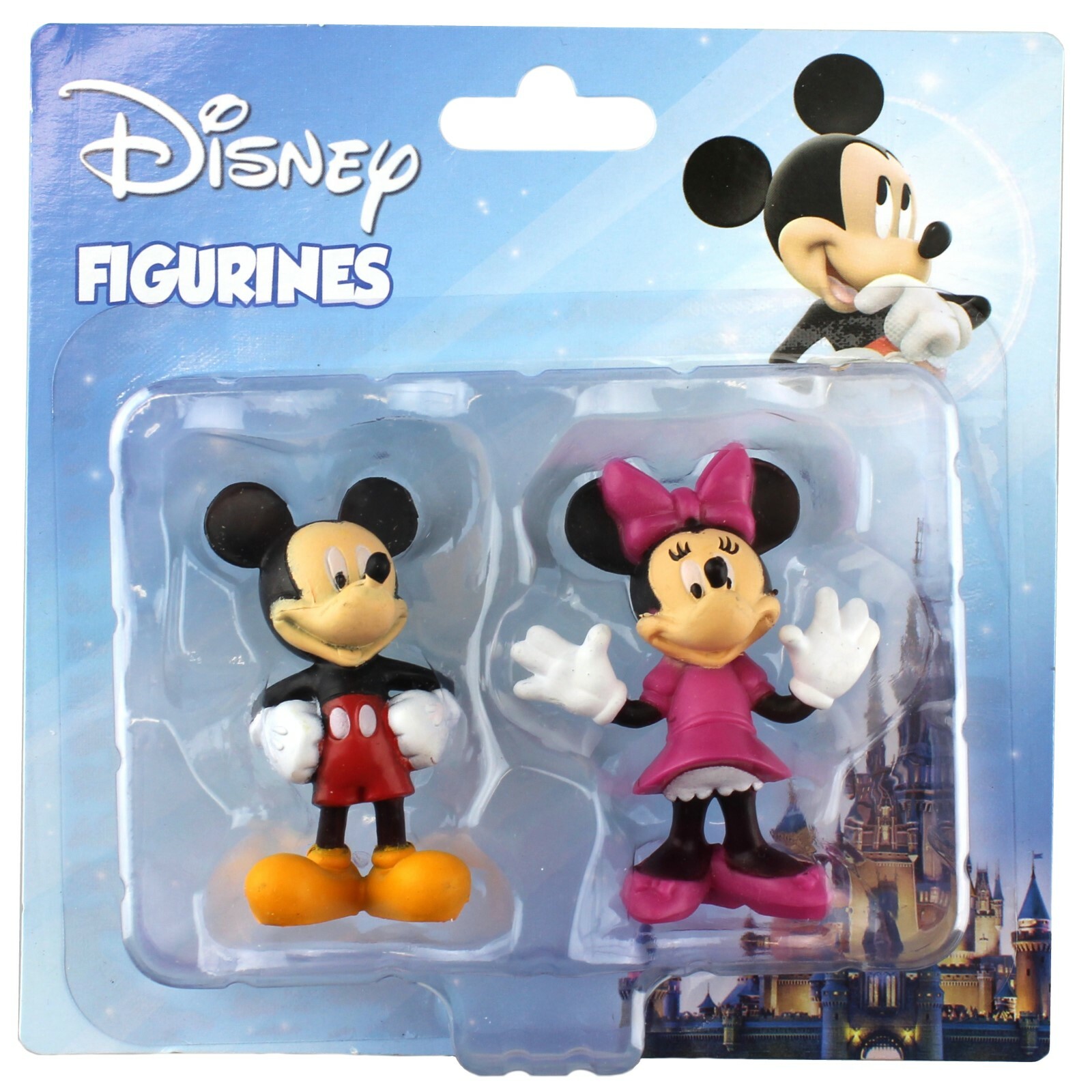 Mickey & Minnie Figurine Cake Toppers (Set of 2)