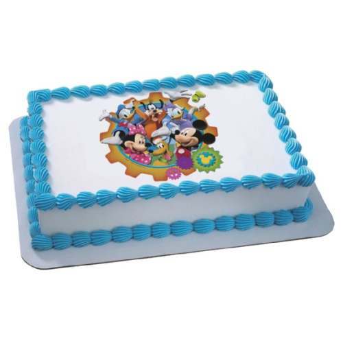 Mickey Mouse Clubhouse Edible Icing Cake Decoration