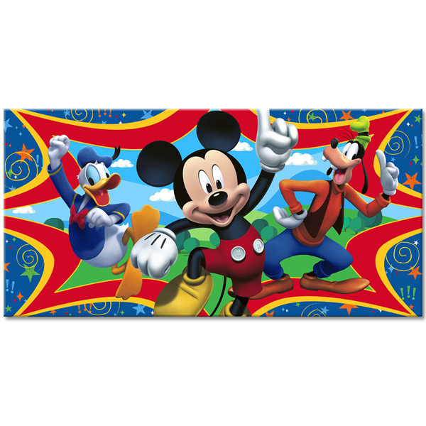 Mickey Mouse Fun and Friends Party Backdrop Wall Banner