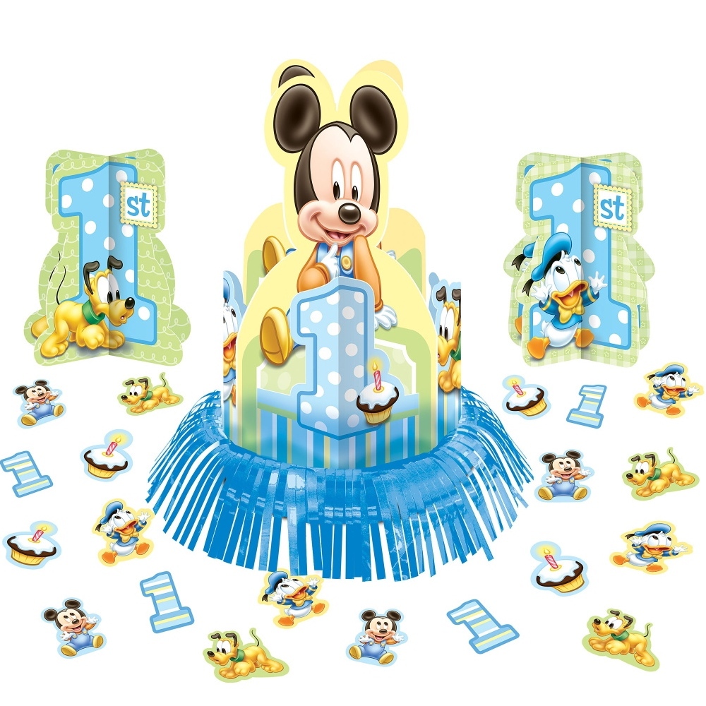 Mickey Mouse 1st Birthday Table Decorating Kit
