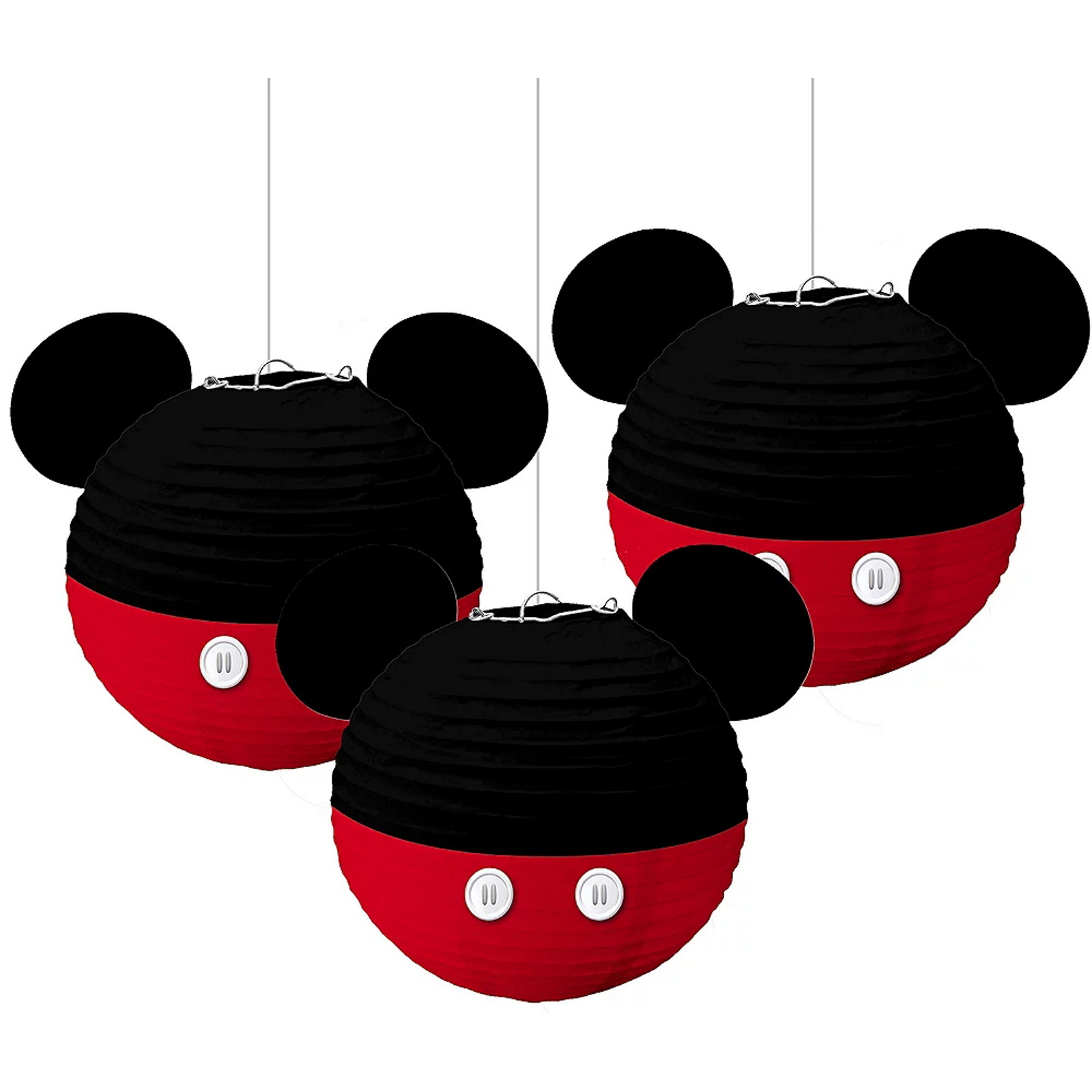 Mickey Mouse Forever Paper Lanterns (Pack of 3)