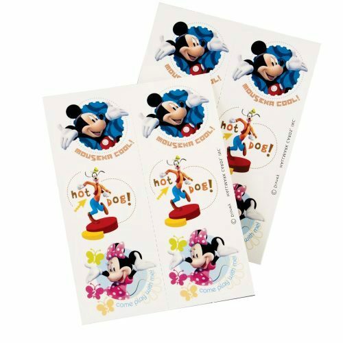 Mickey & Minnie Mouse Tattoos (2 Sheets)