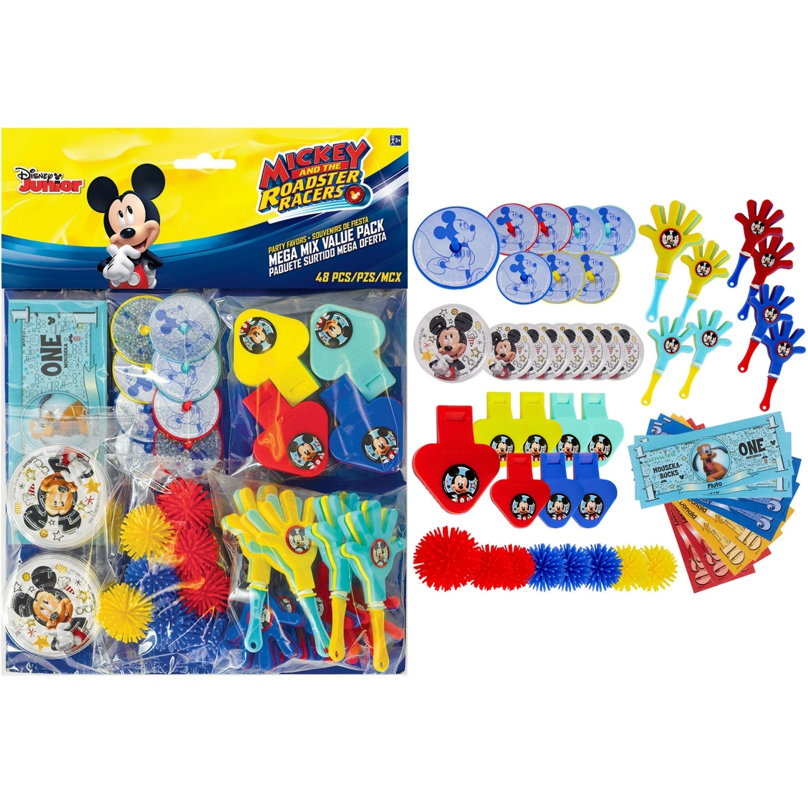 Mickey Mouse on the Go Mega Value Favour Pack (48 Pieces)
