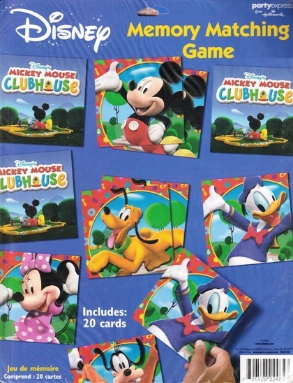 Mickey Mouse Clubhouse Memory Matching Game