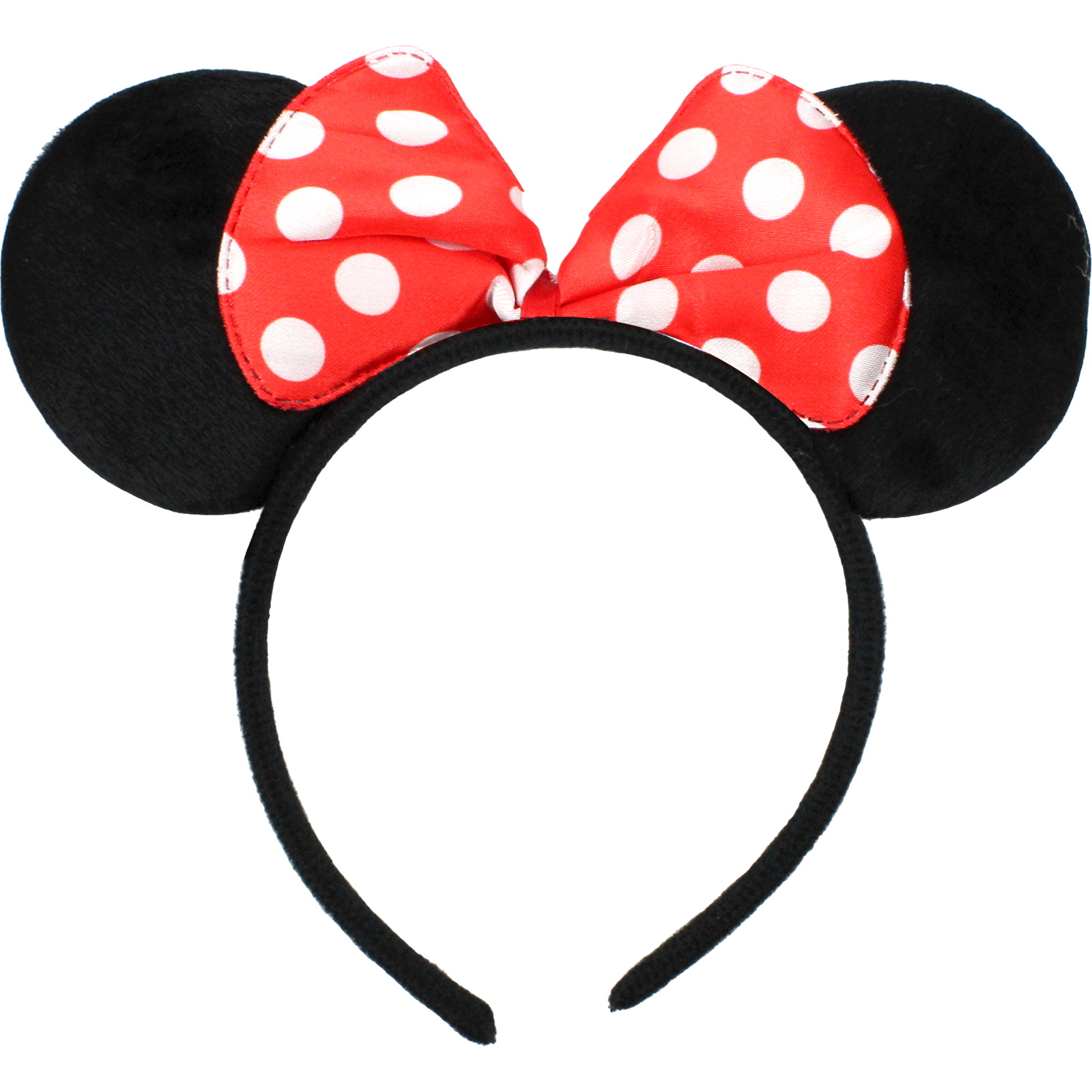 Girls Mouse Headband with Ears & Bow