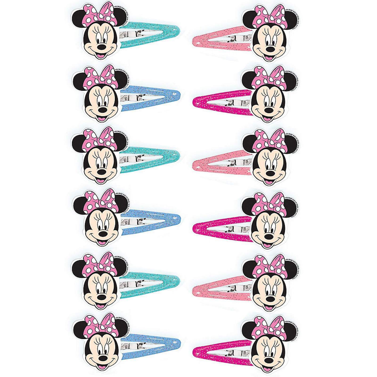 Minnie Mouse Happy Helpers Hair Clips (Pack of 12)