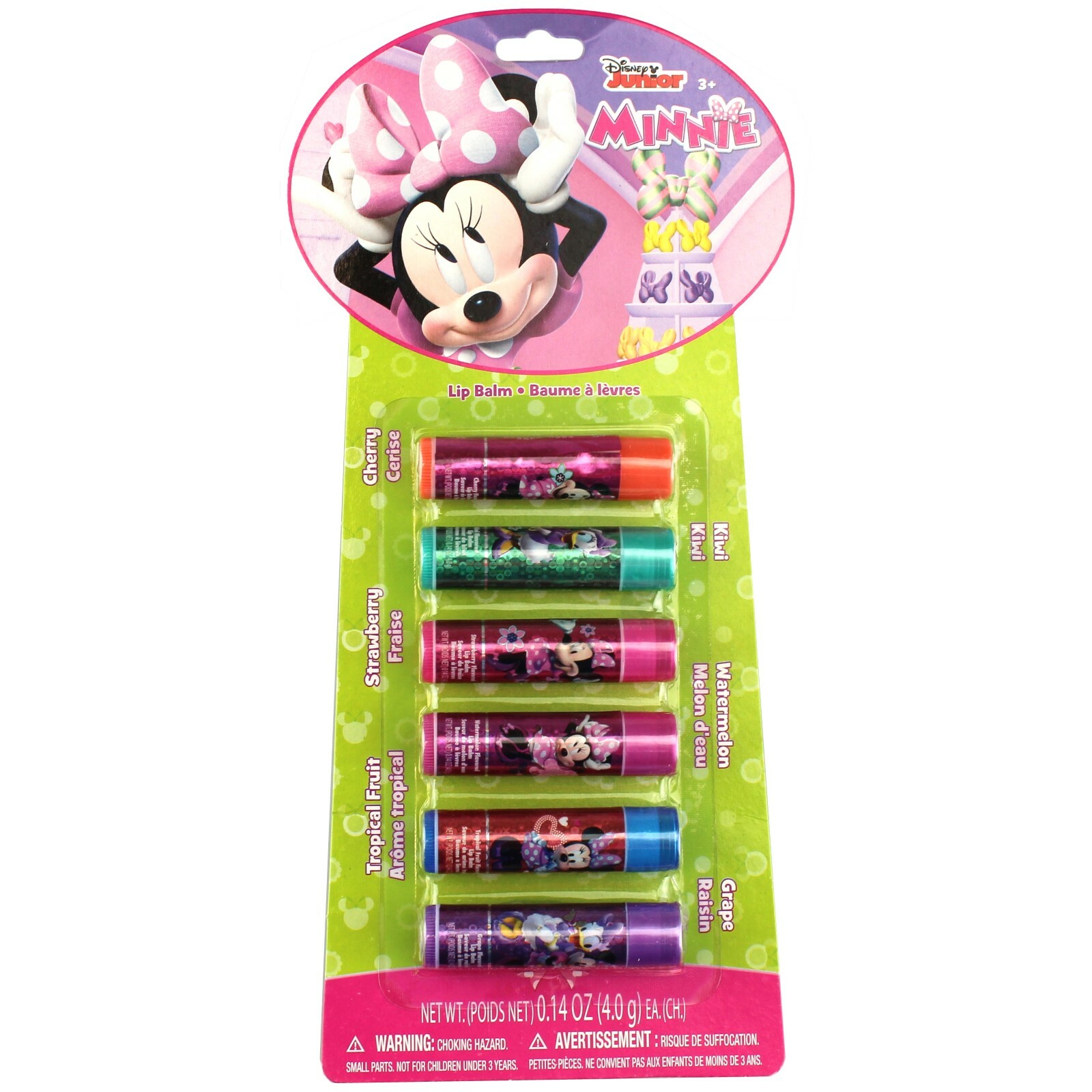 Minnie Mouse Lip Balms (Pack of 6)