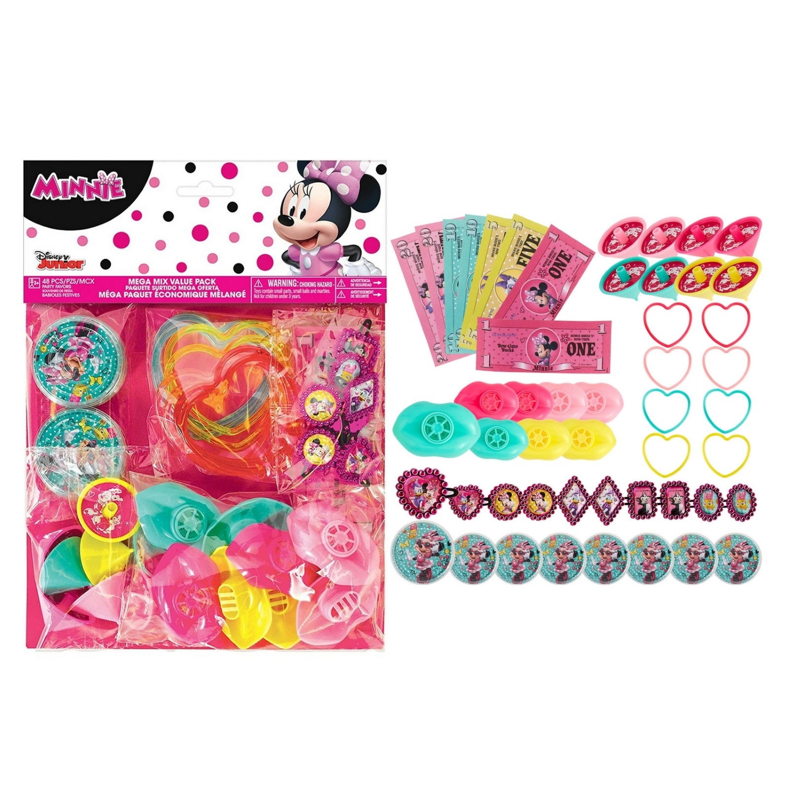 Minnie Mouse Mega Value Favour Pack (48 Pieces)