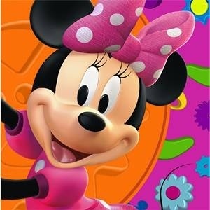 Minnie Mouse Large Napkins / Serviettes (Pack of 16)