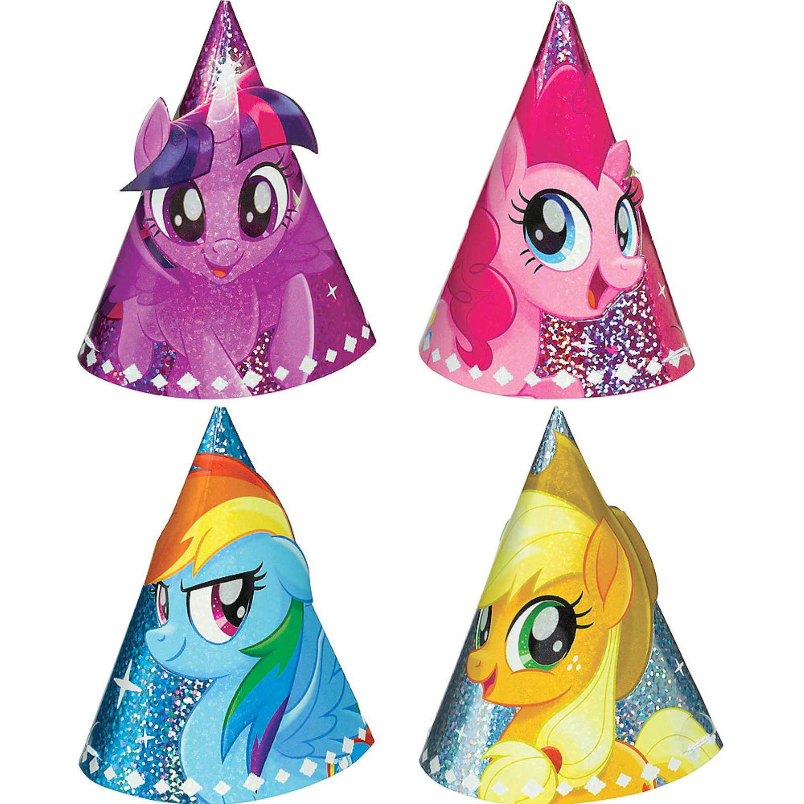 My Little Pony Friendship Adventures Mini Party Hats (Pack of 8)