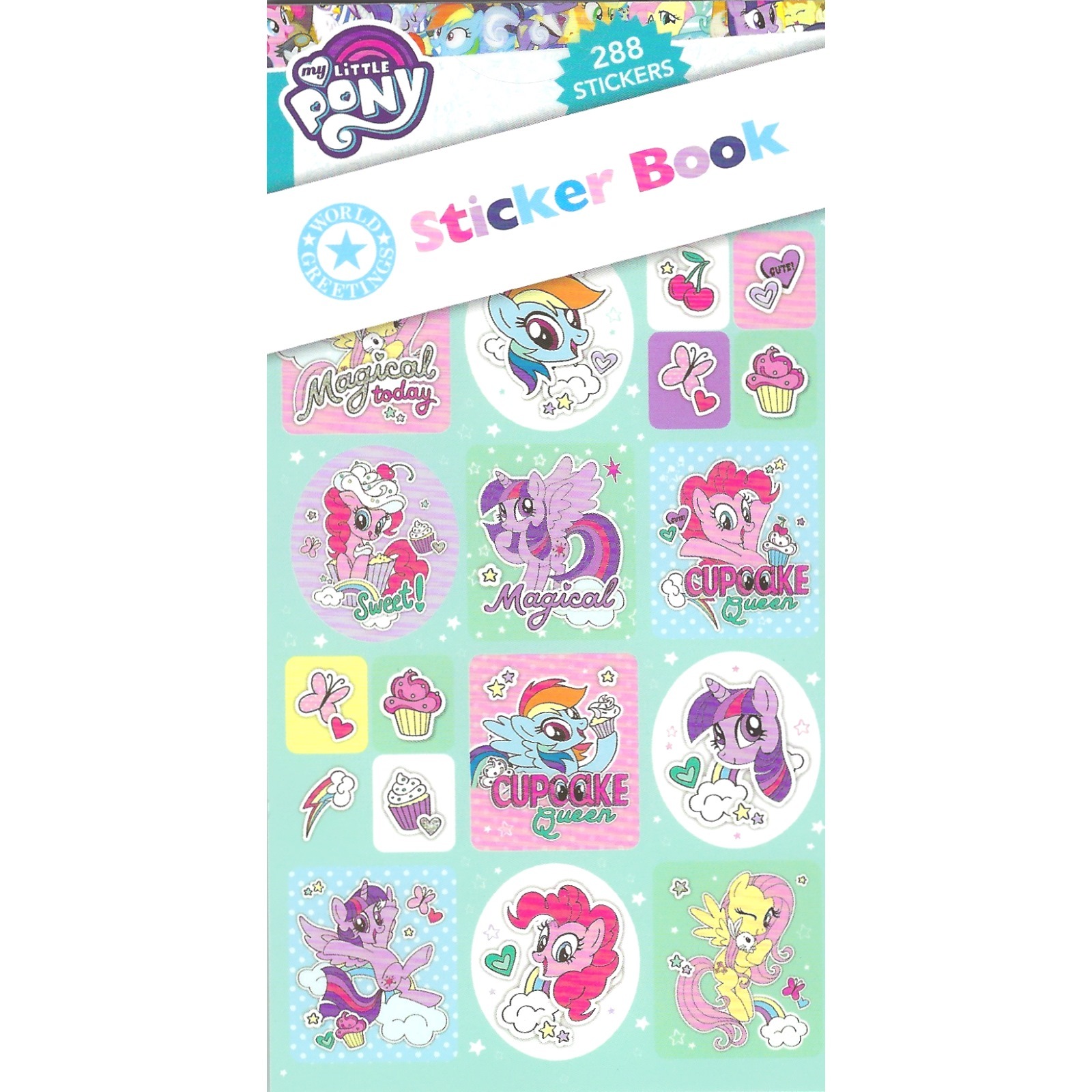 My Little Pony Sticker Book (12 Sheets)