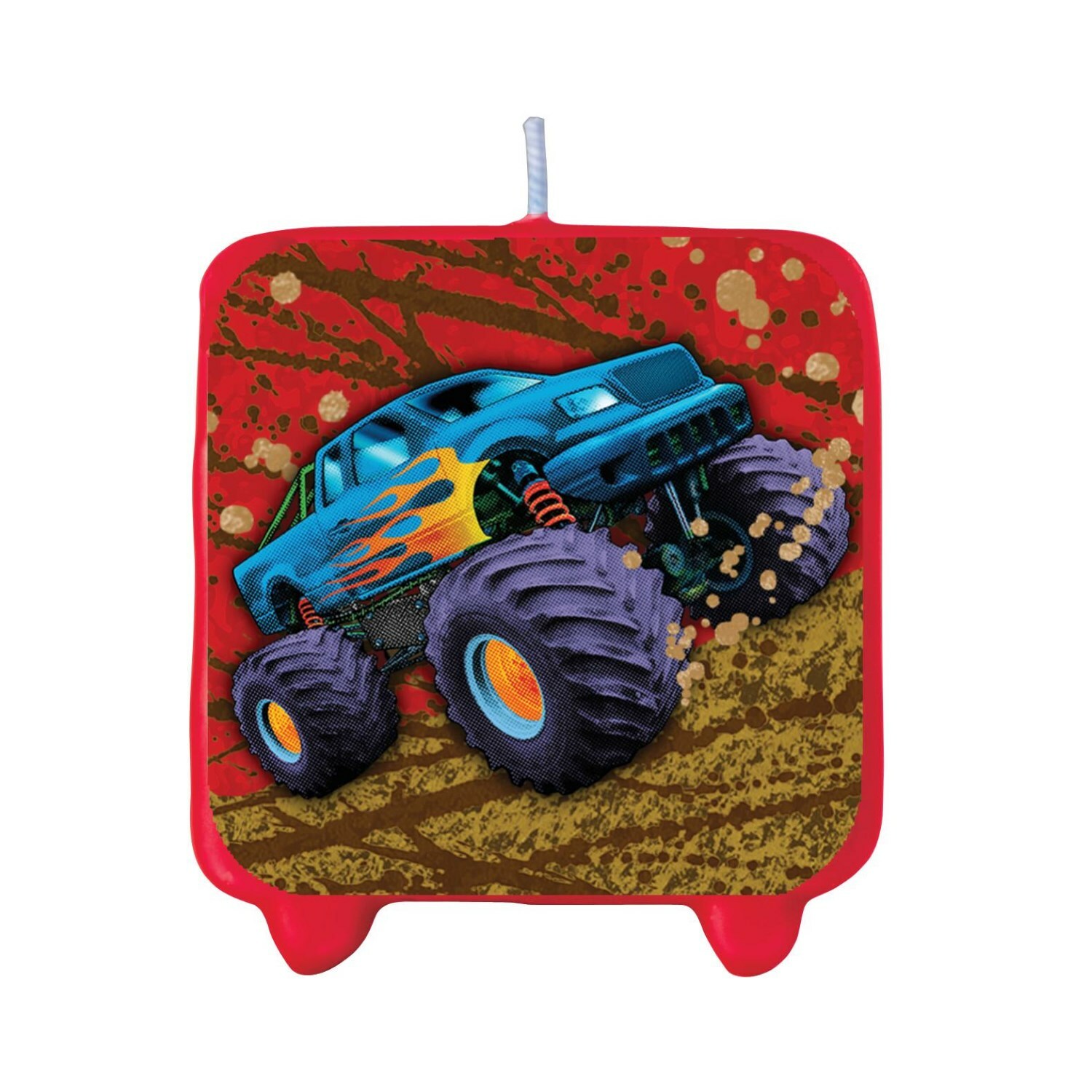 Monster Truck Candle