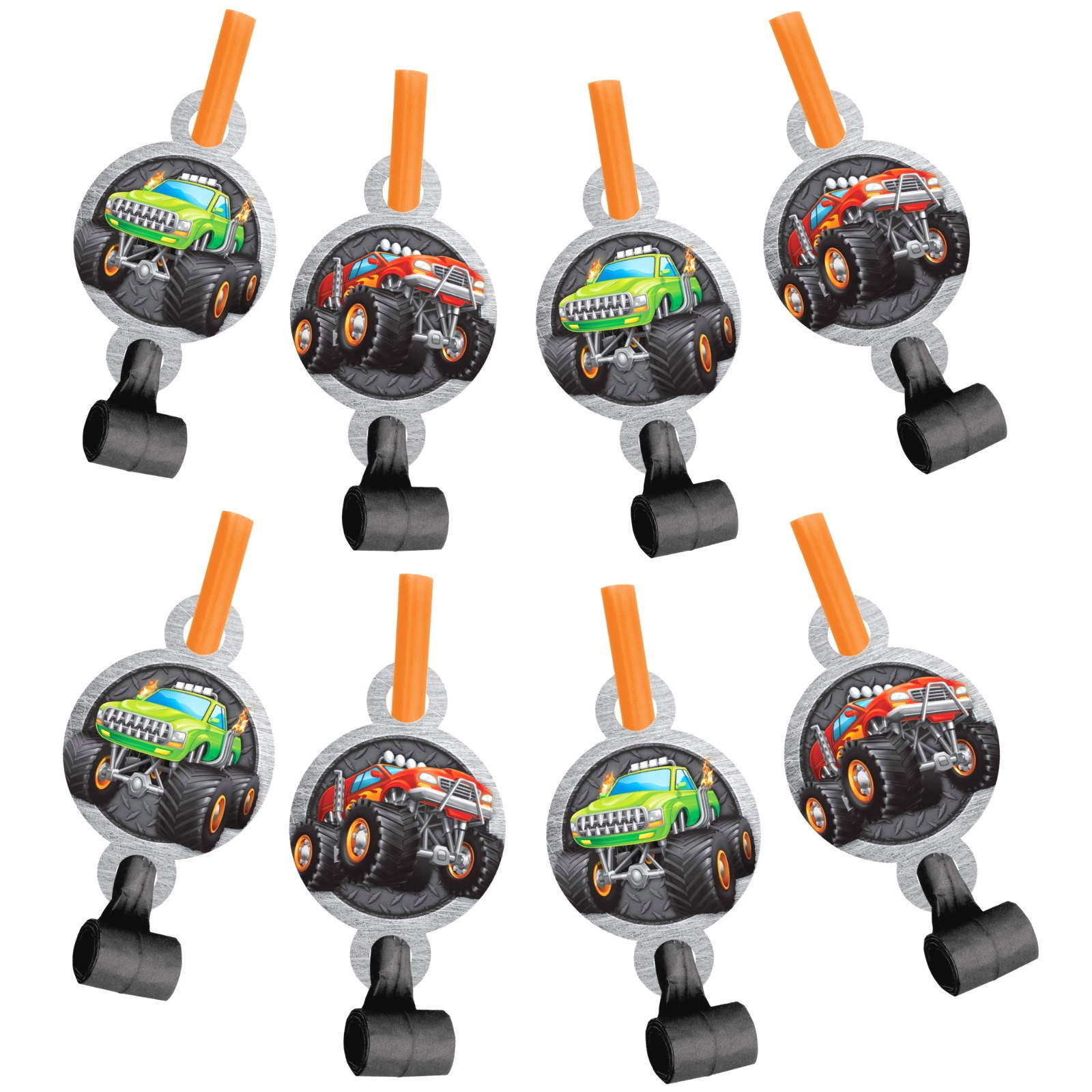 Monster Truck Rally Blowers (Pack of 8)