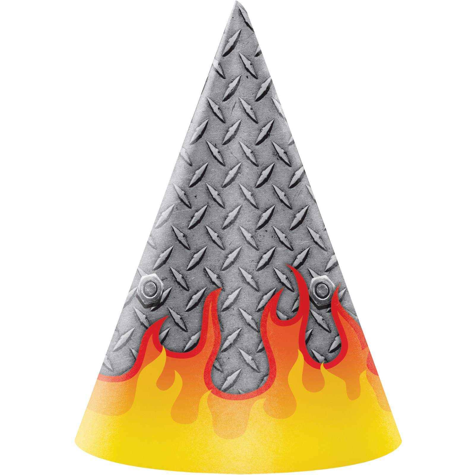 Monster Truck Rally Party Hats (Pack of 8)
