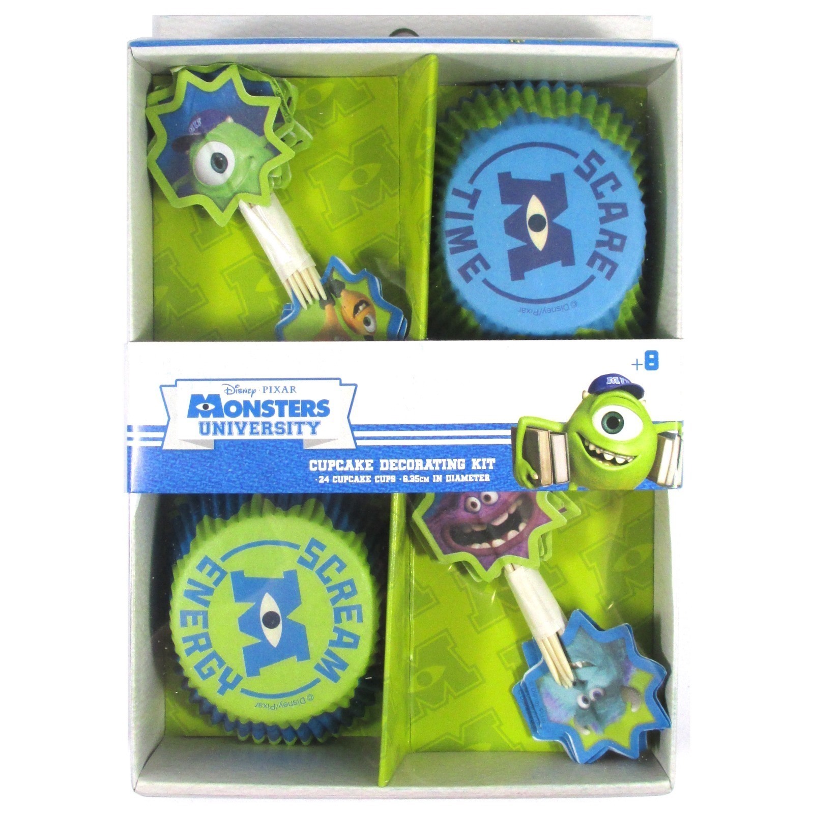 Monsters University Cupcake Decorating Kit (Set of 24)