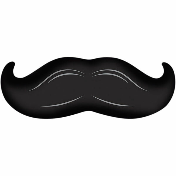 Moustache Madness Helium Balloon