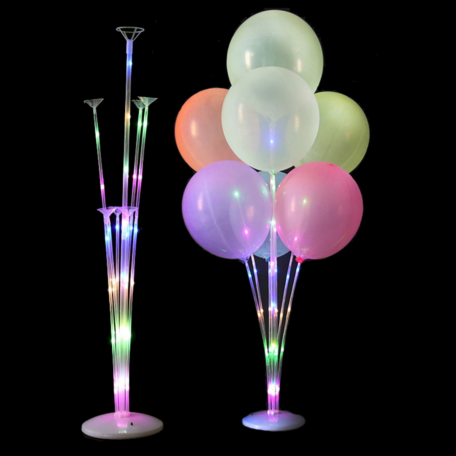 LED Flashing Balloon Stand (For 7 Balloons)