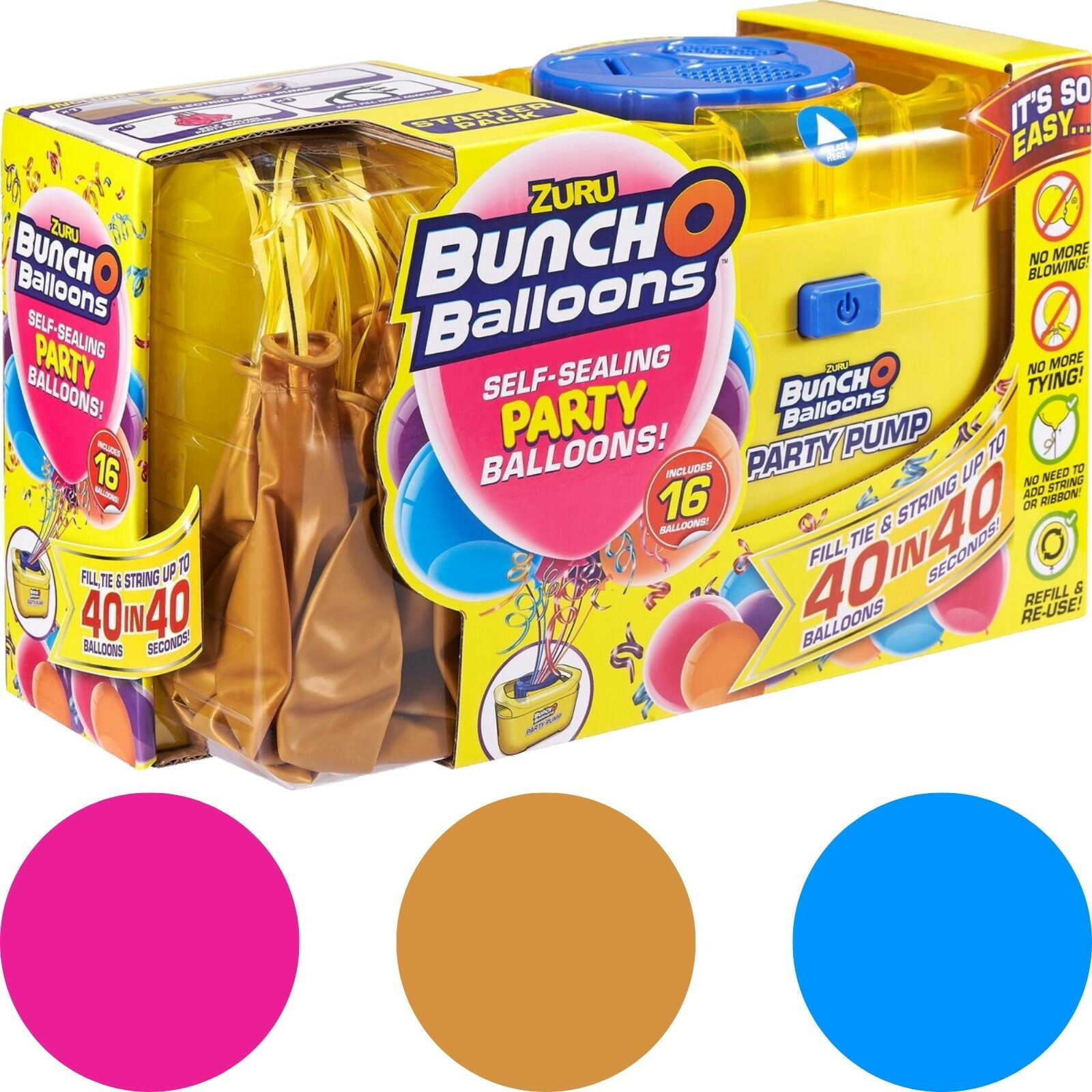 Bunch O Balloons Self Sealing Balloons Party Pump