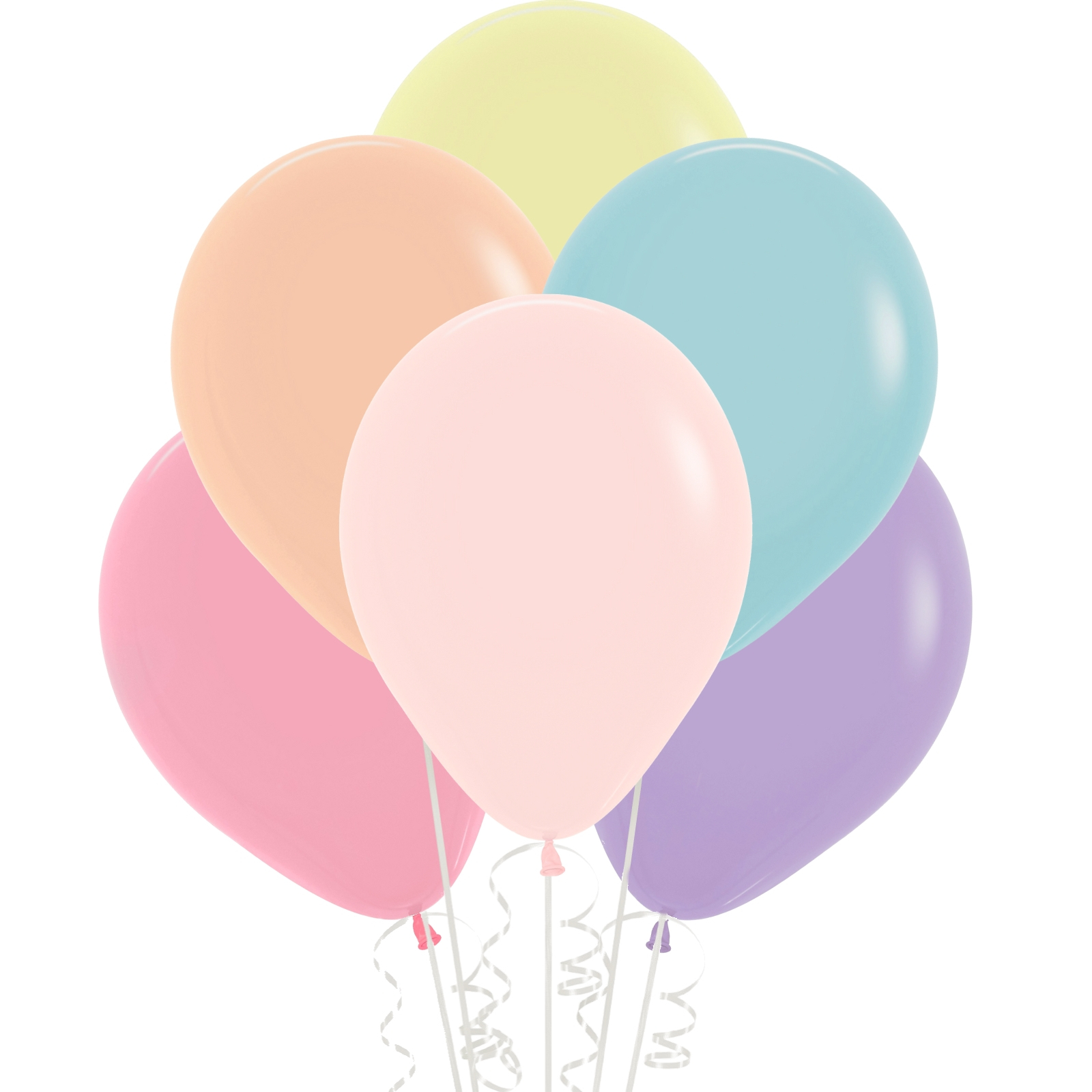 Assorted Pastel Macaron Latex Balloons 30cm (Pack of 100)  