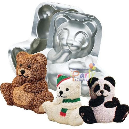 Wilton 3D Stand Up Cuddly Bear Cake Tin