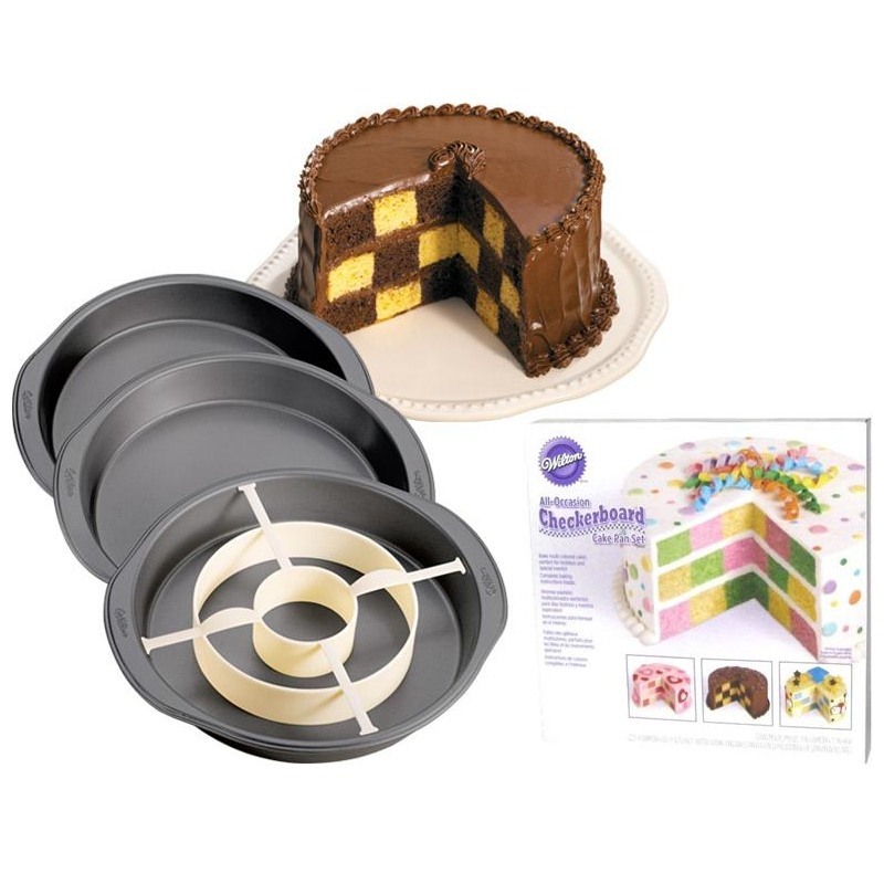 Wilton Checkerboard Cake Set