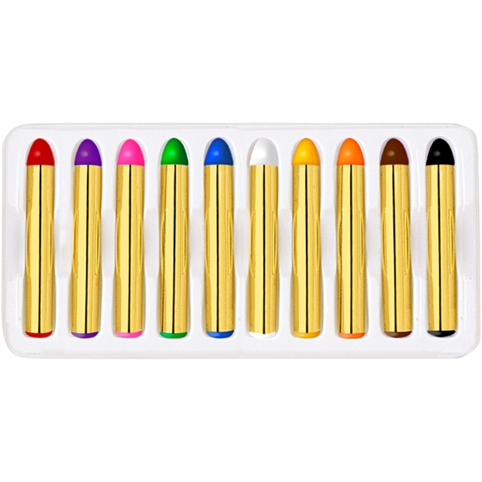 Coloured Face & Body Makeup Stick Set