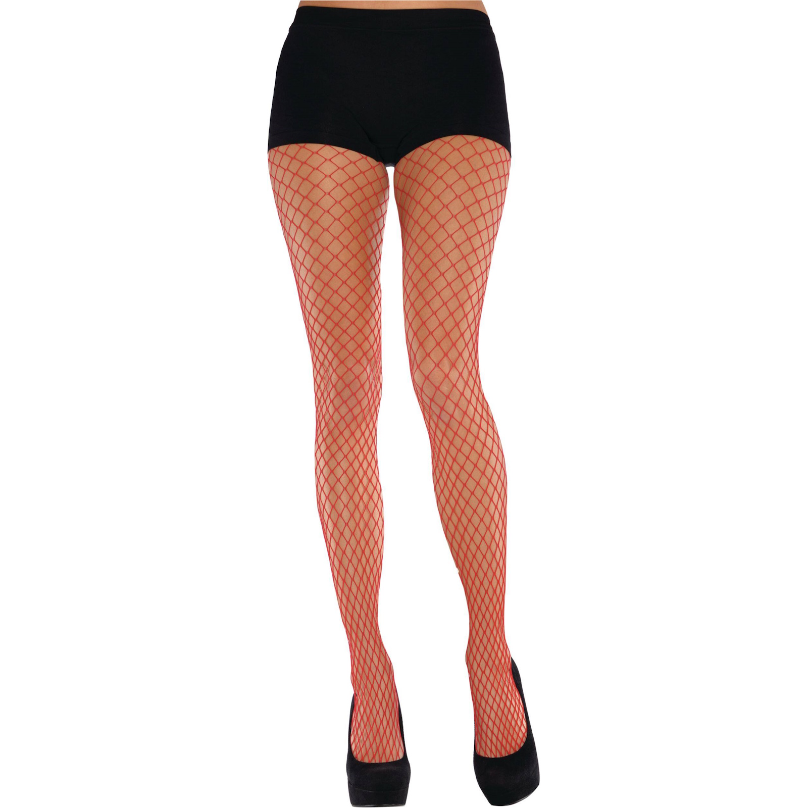 Fishnet Pantyhose Red Adult Costume Accessory