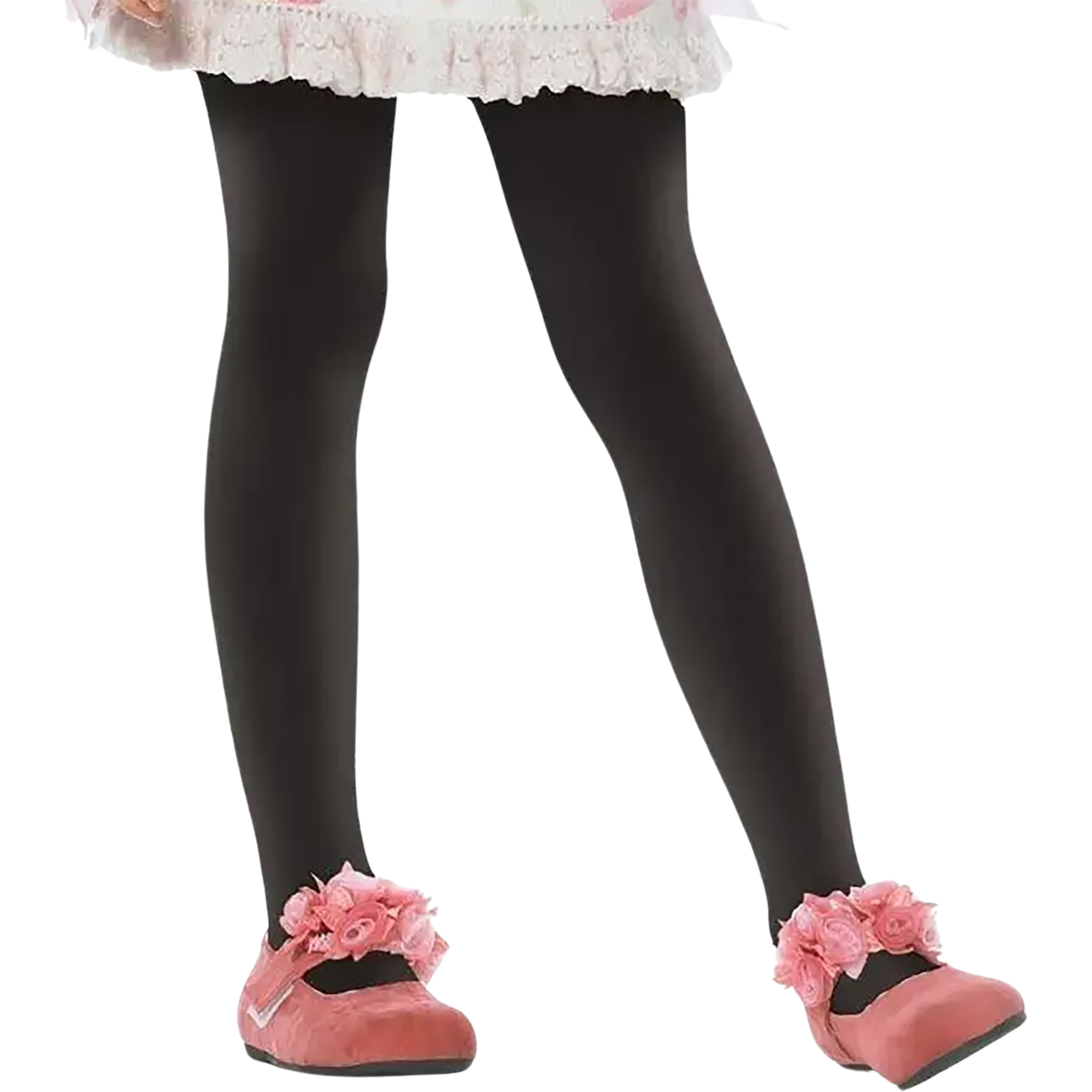 Black Opaque Child Tights 11-13