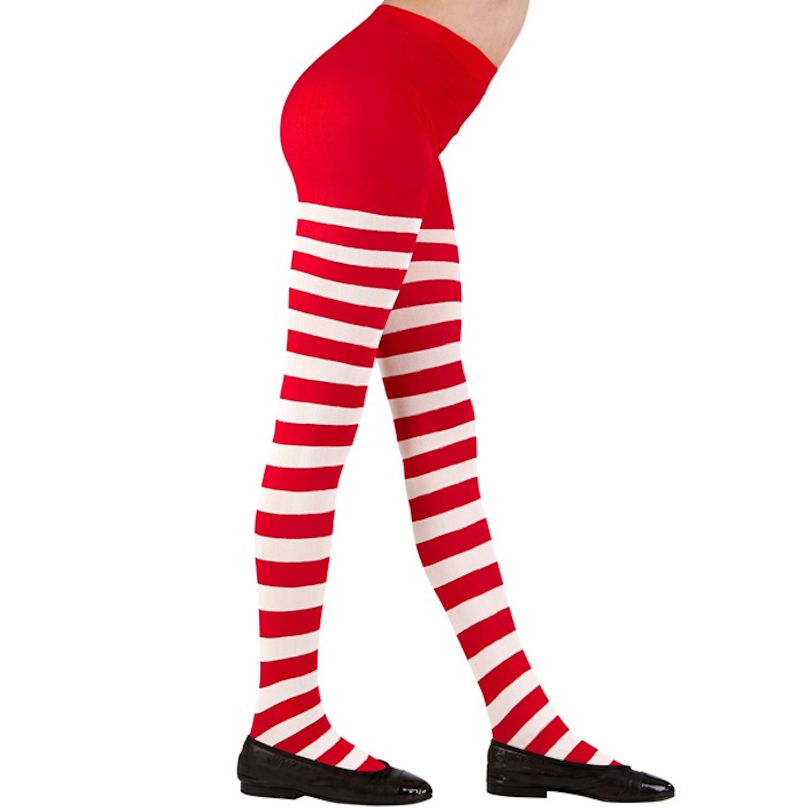 Kids Red and White Striped Stockings 11-14 Years