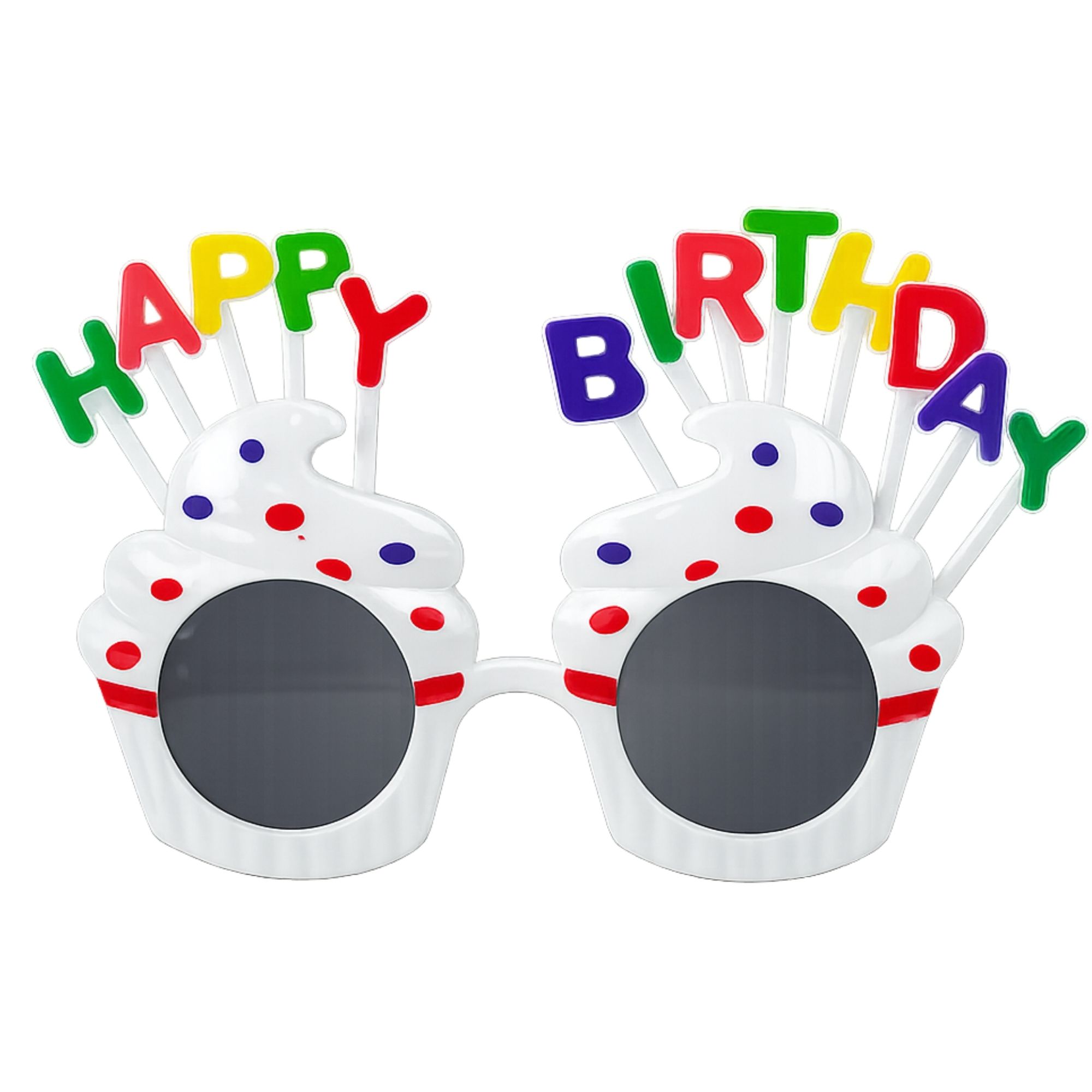 Happy Birthday Cupcake Party Glasses