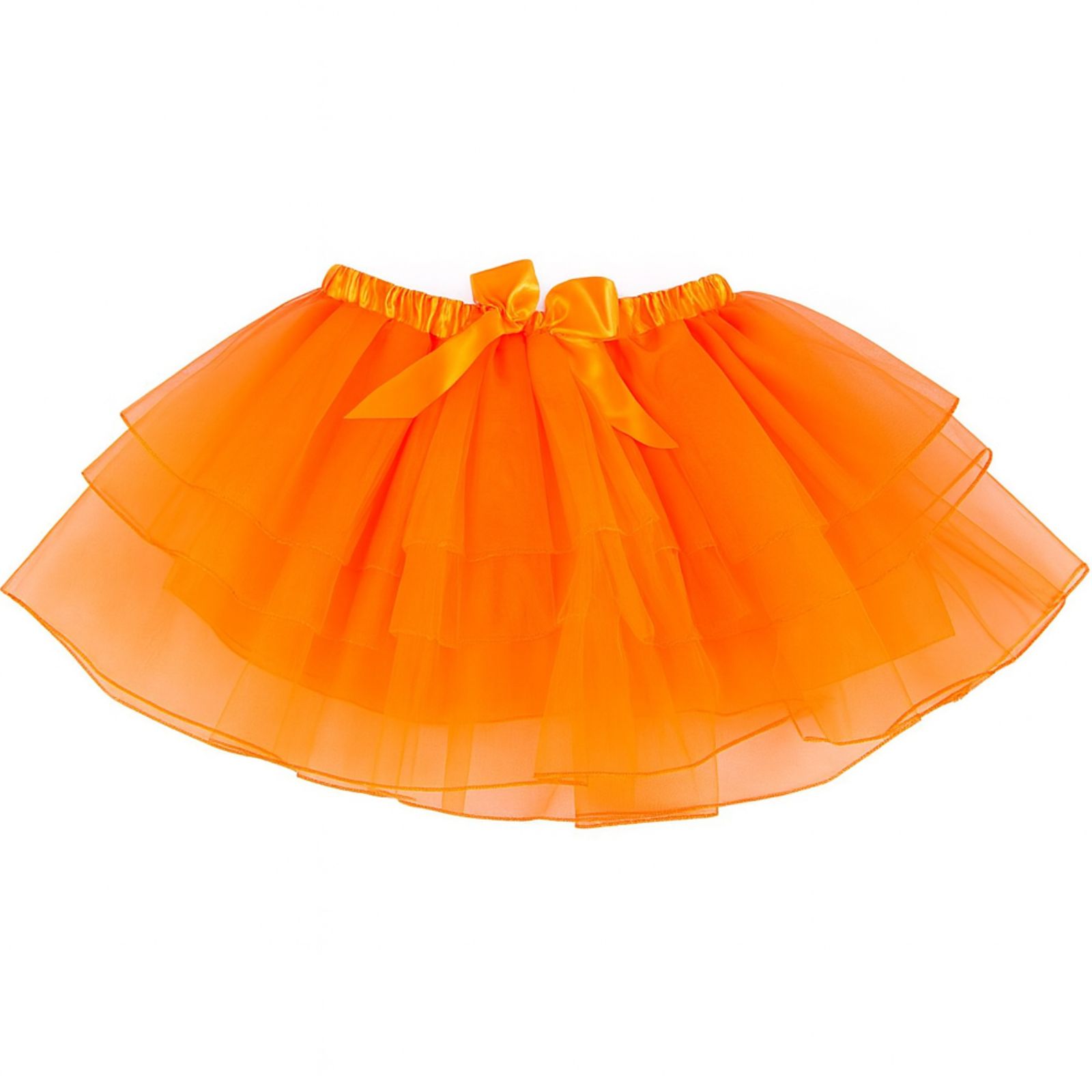 Adult Orange Layered Deluxe Tutu