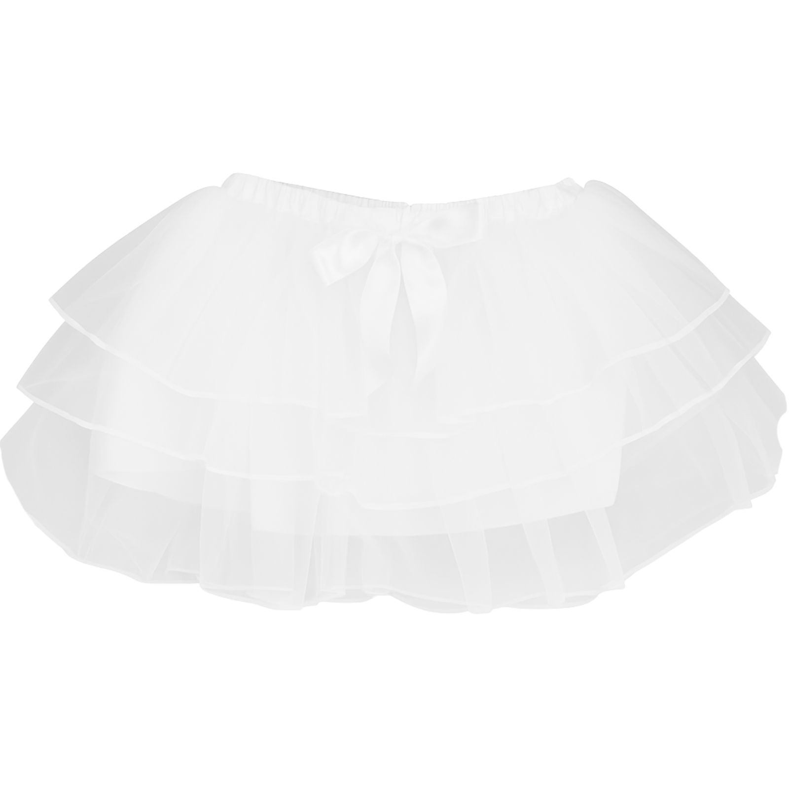 Adult White Layered Deluxe Tutu