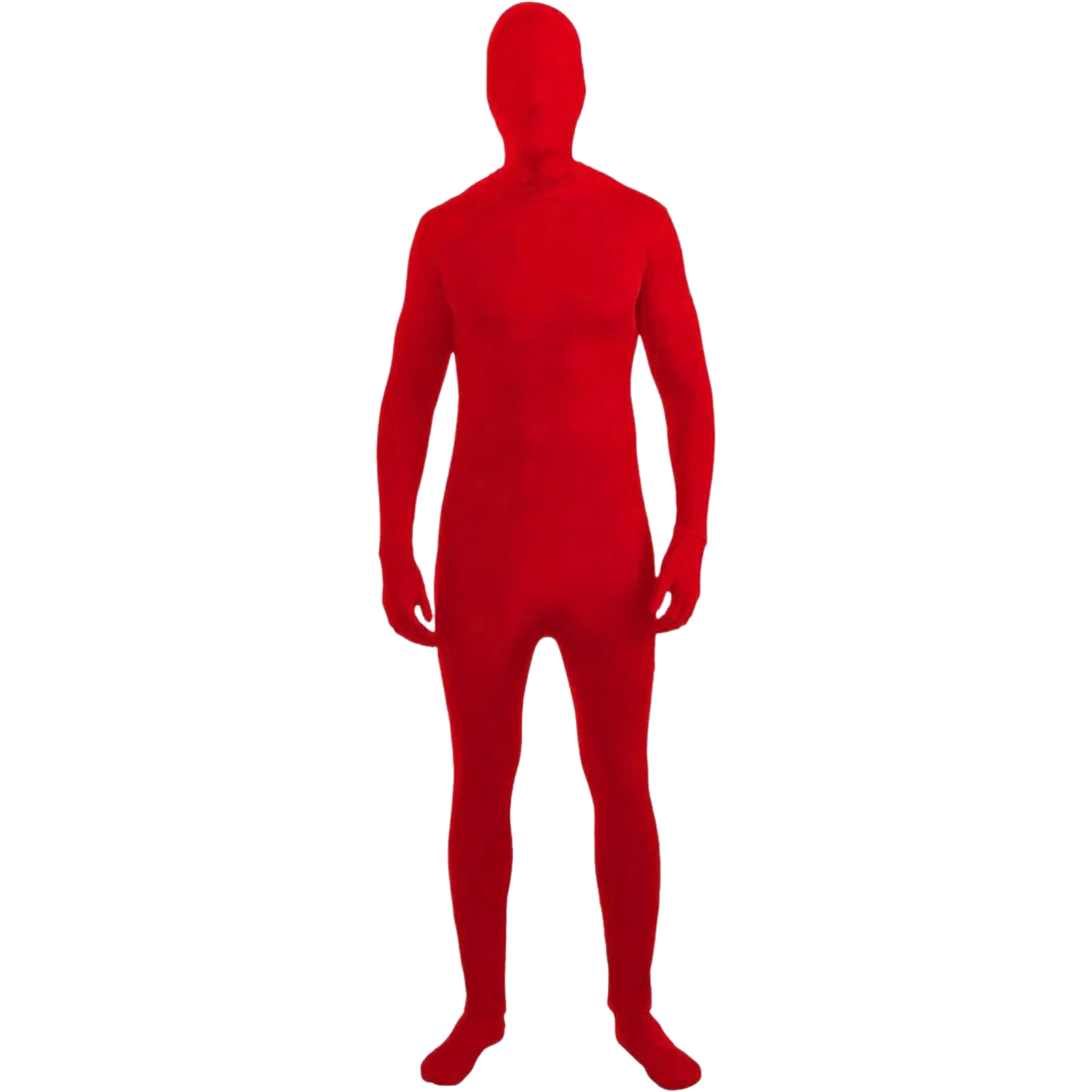 Red Invisible Skin Suit Adult Costume