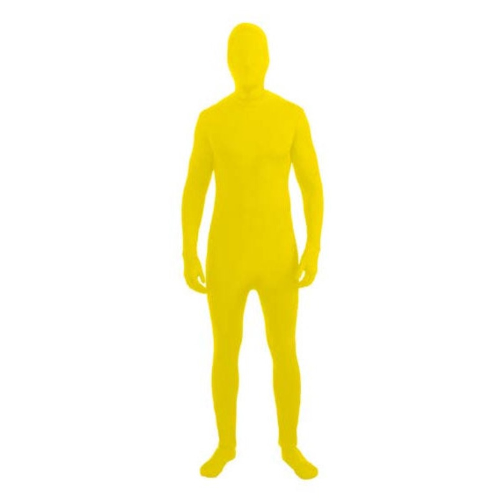 Yellow Invisible Skin Suit Adult Costume 