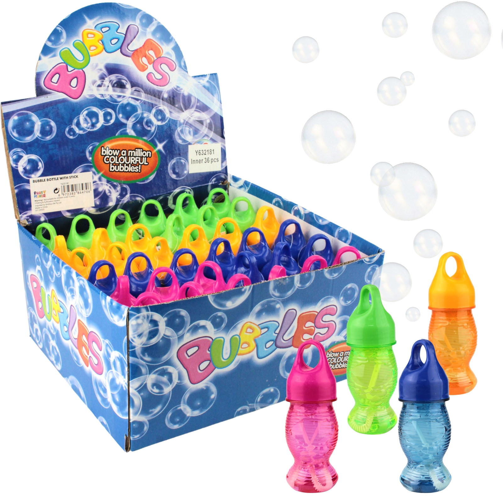 Bulk Bubble Bottles Box of 36