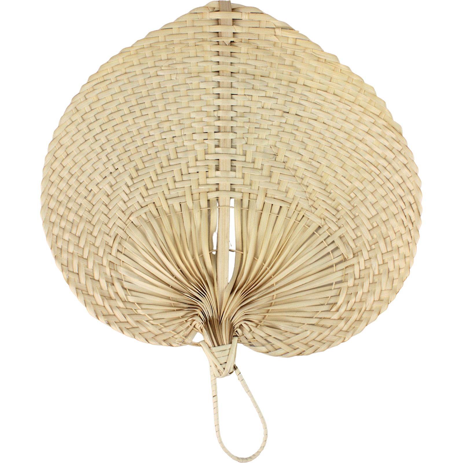 Natural Raffia Fan 37cm