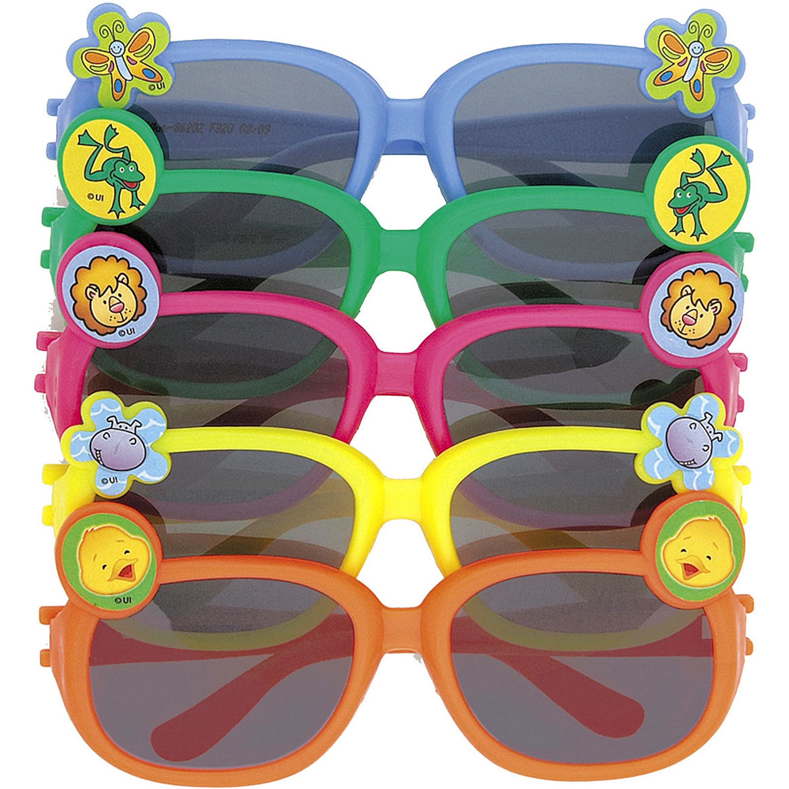 Novelty Coloured Kids Party Glasses (Pack of 30) 