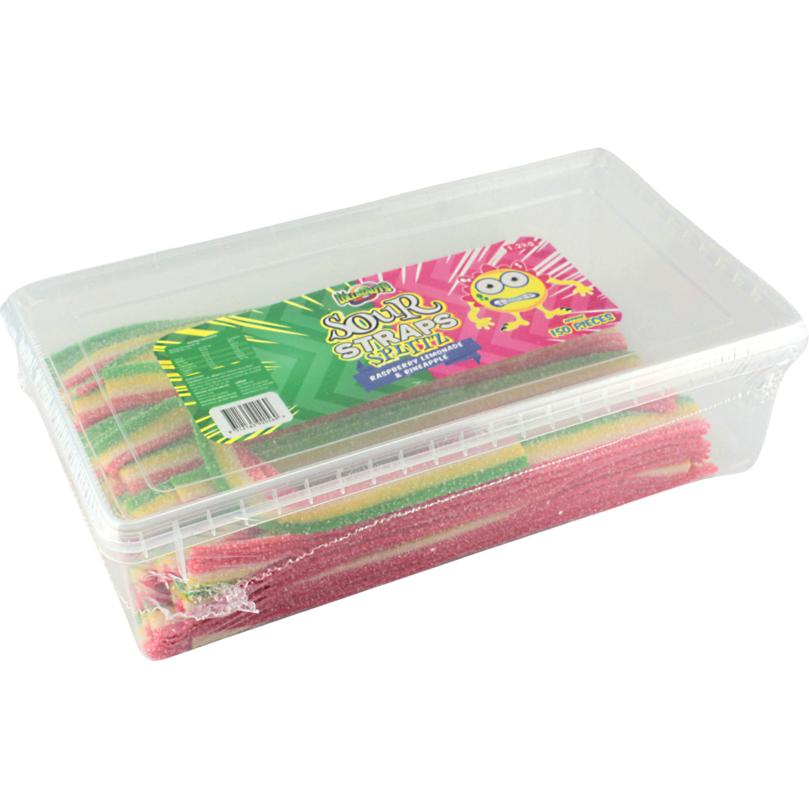 Raspberry Lemonade & Pineapple Sour Straps (1.2kg) 