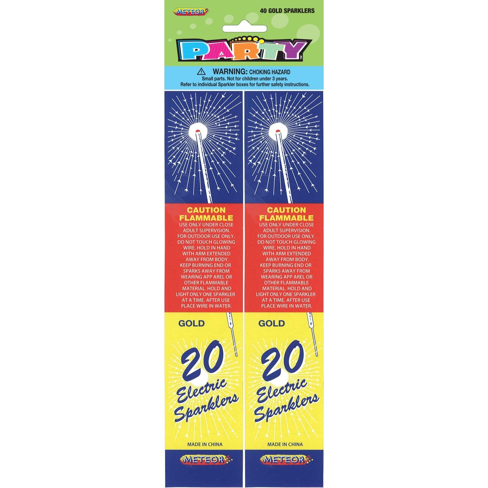 Gold Sparklers (Pack of 40)