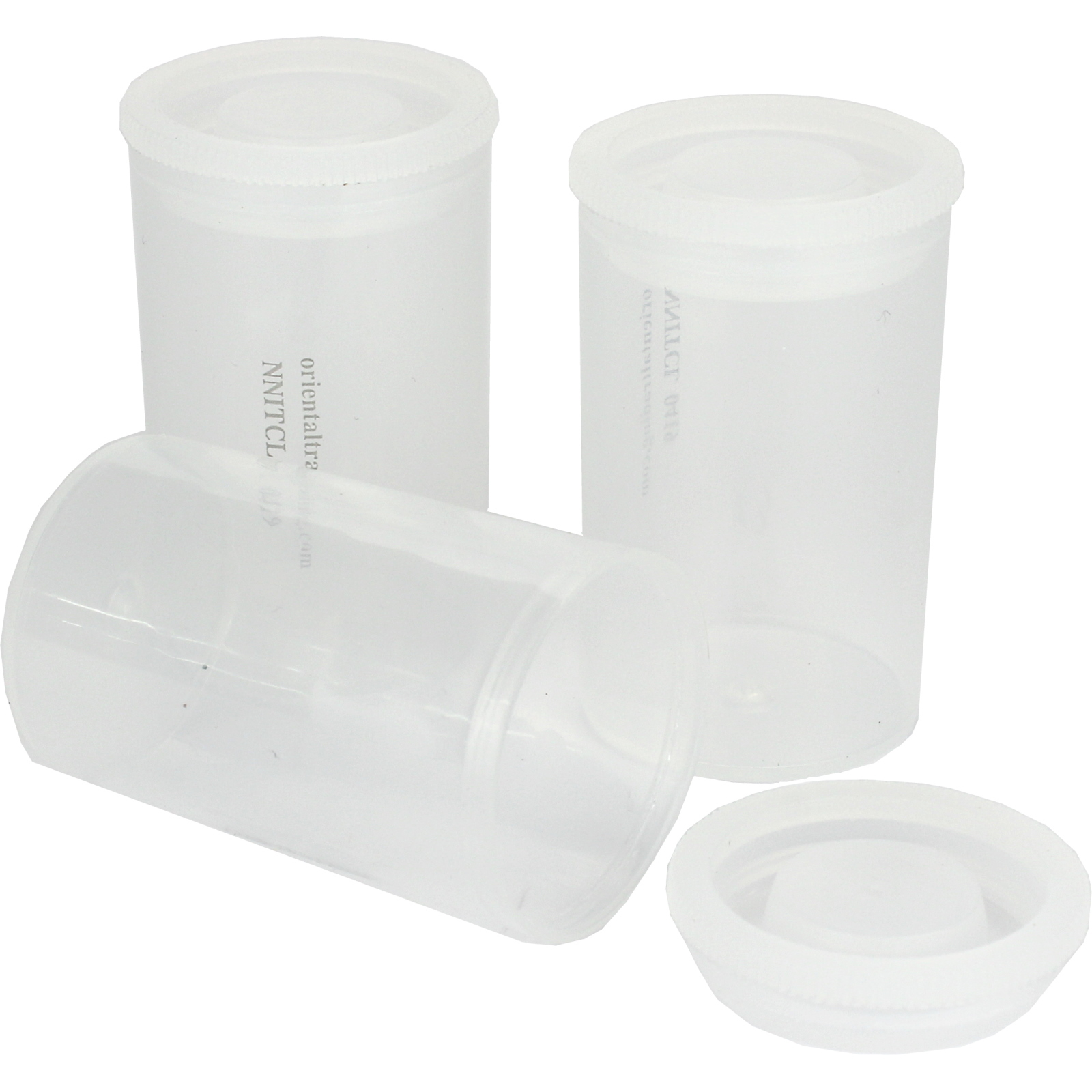 Clear Film Canisters (Pack of 12)