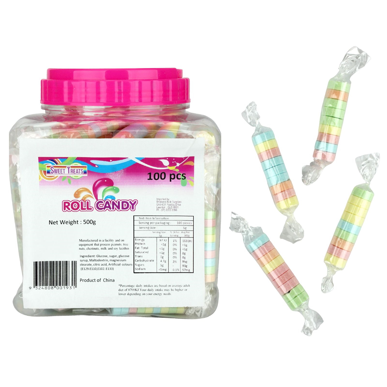 Candy Rolls (100 Pieces) 