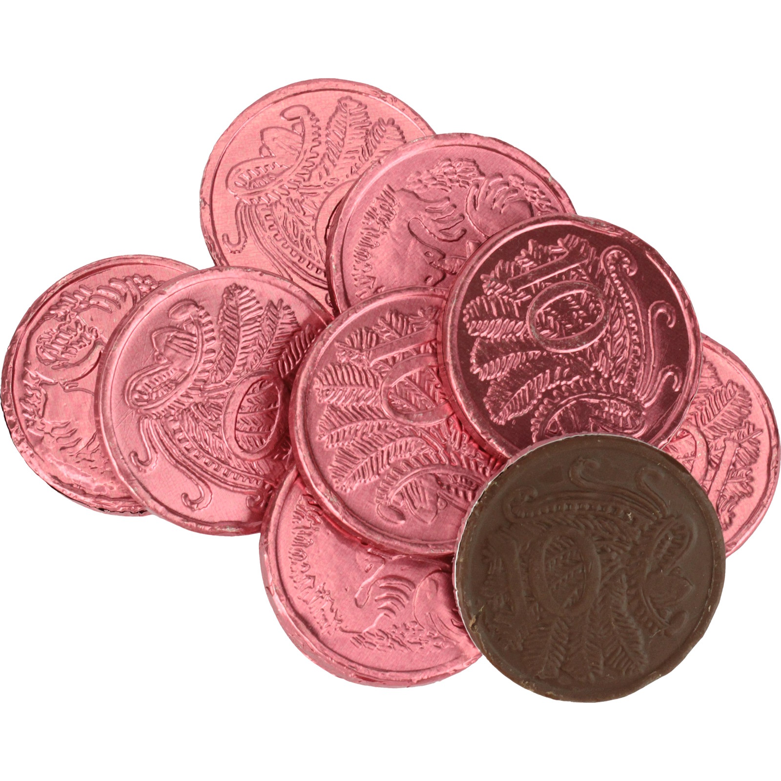 Milk Chocolate Pink Coins (65g Bag)
