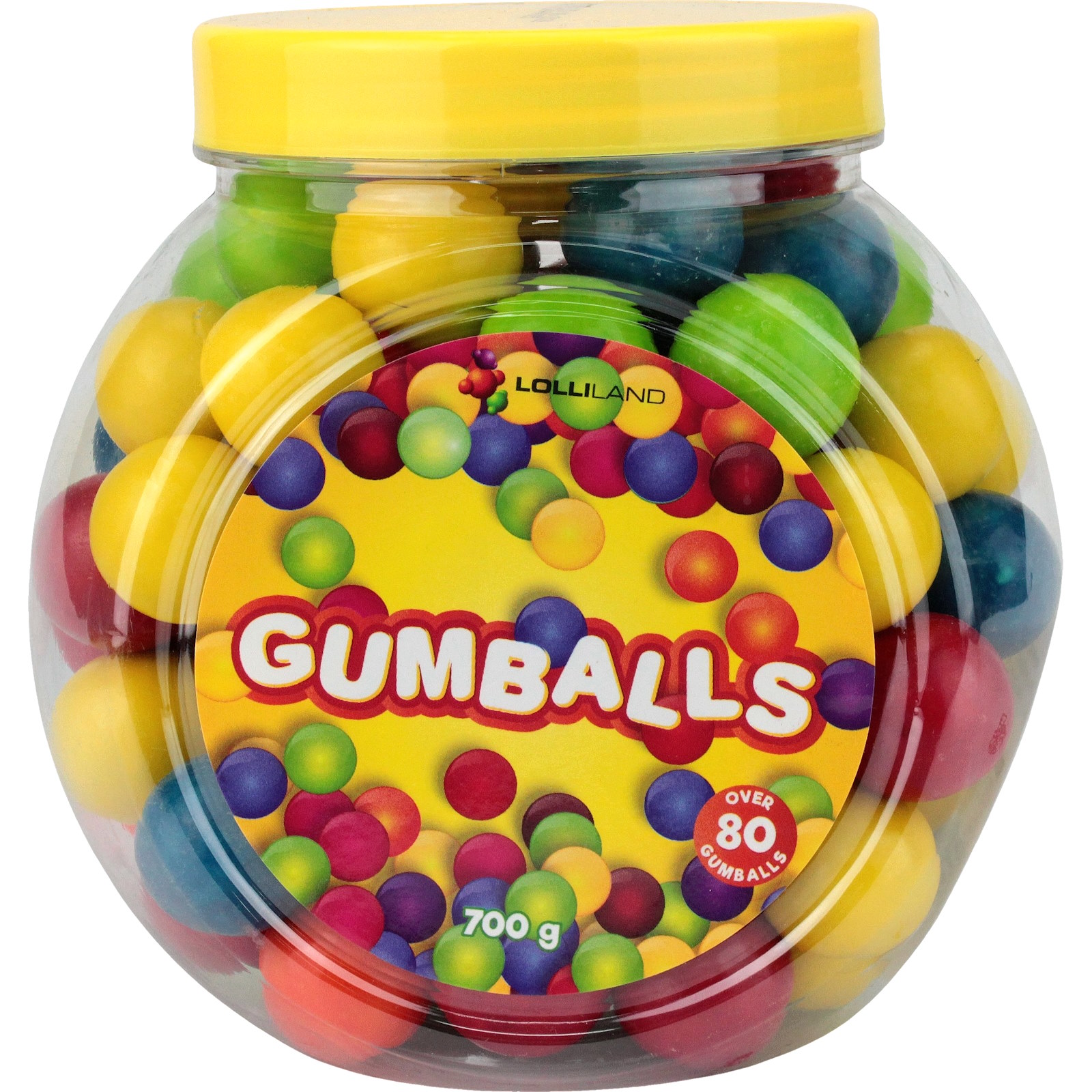 Coloured Gumballs (700g Jar) 