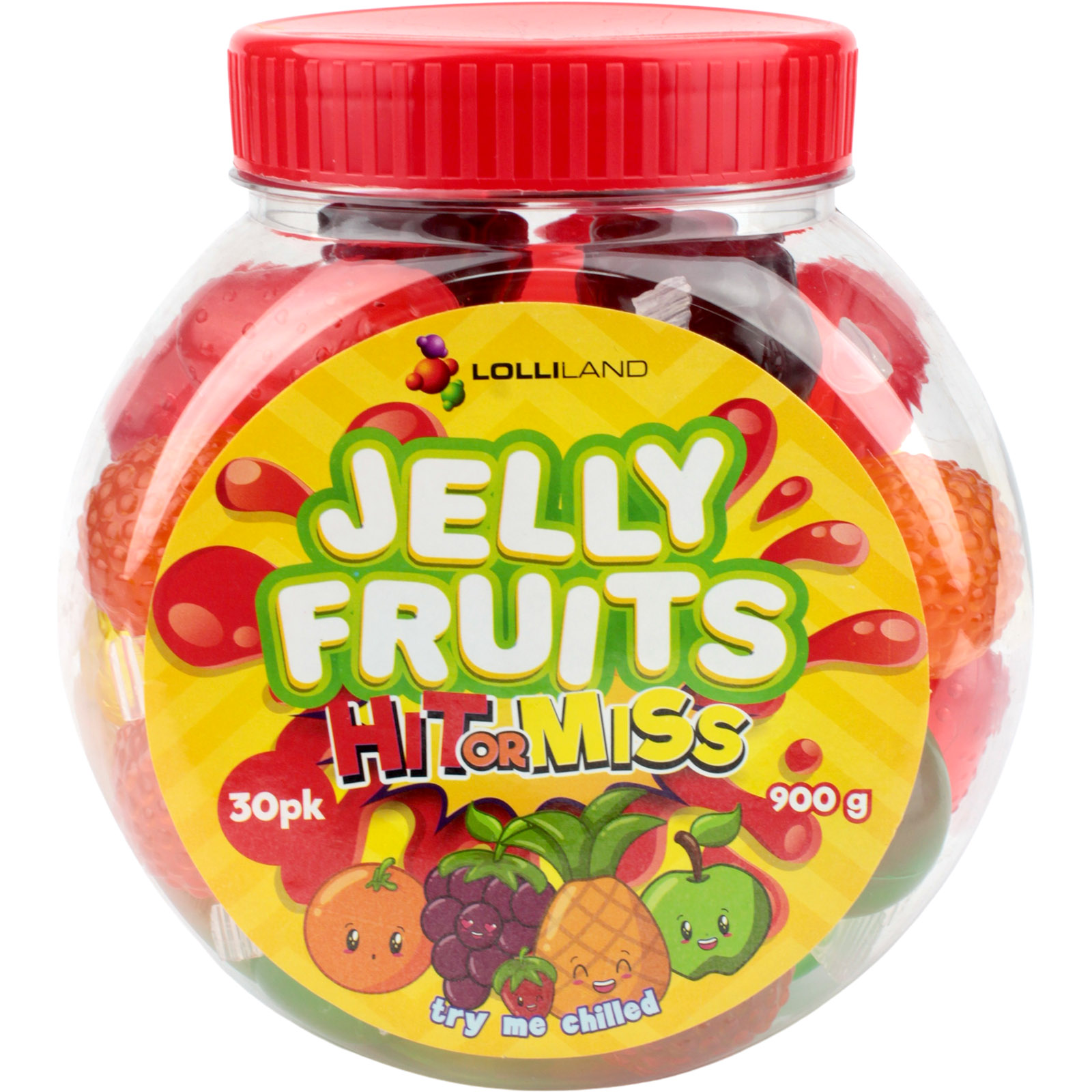Assorted Hit or Miss Fruit Jellies (Pack of 30) 