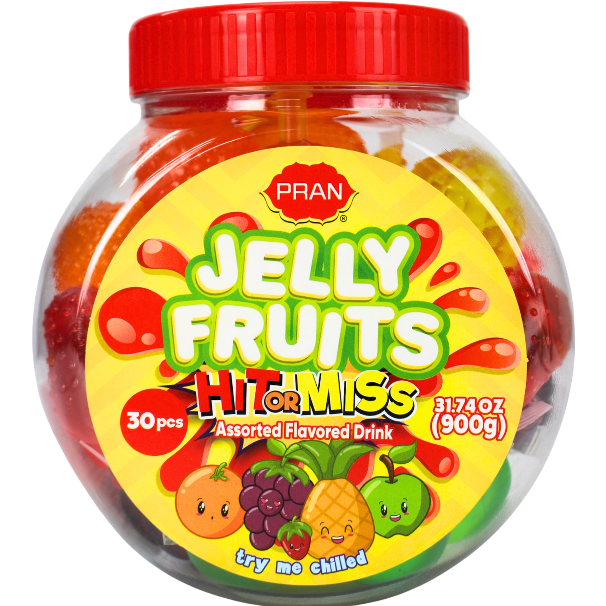 Assorted Fruit Jellies Hit or Miss (30 Pieces) 