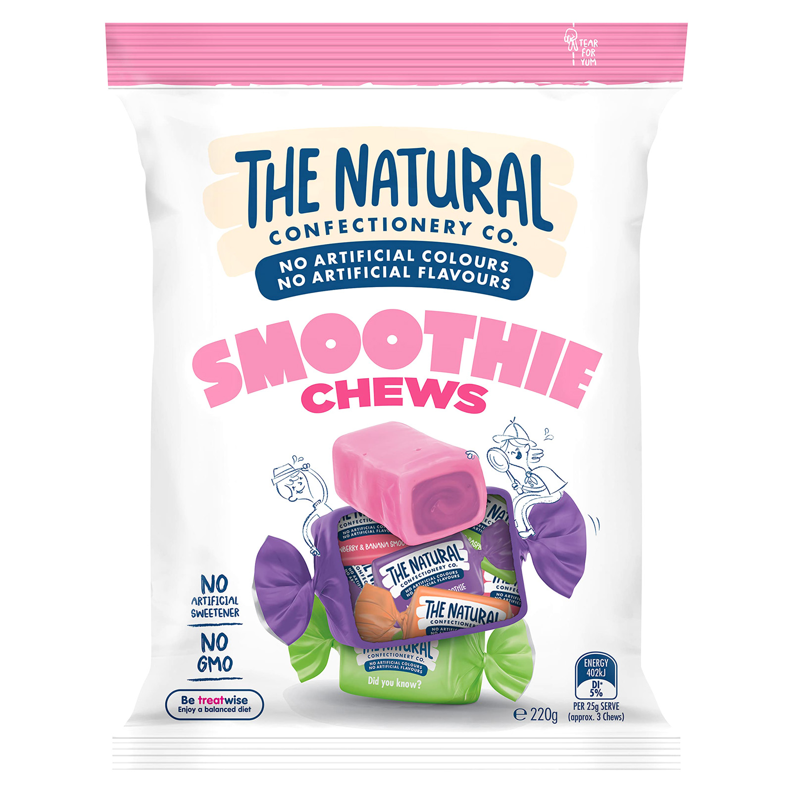 The Natural Confectionery Co. Smoothie Chews (220g)