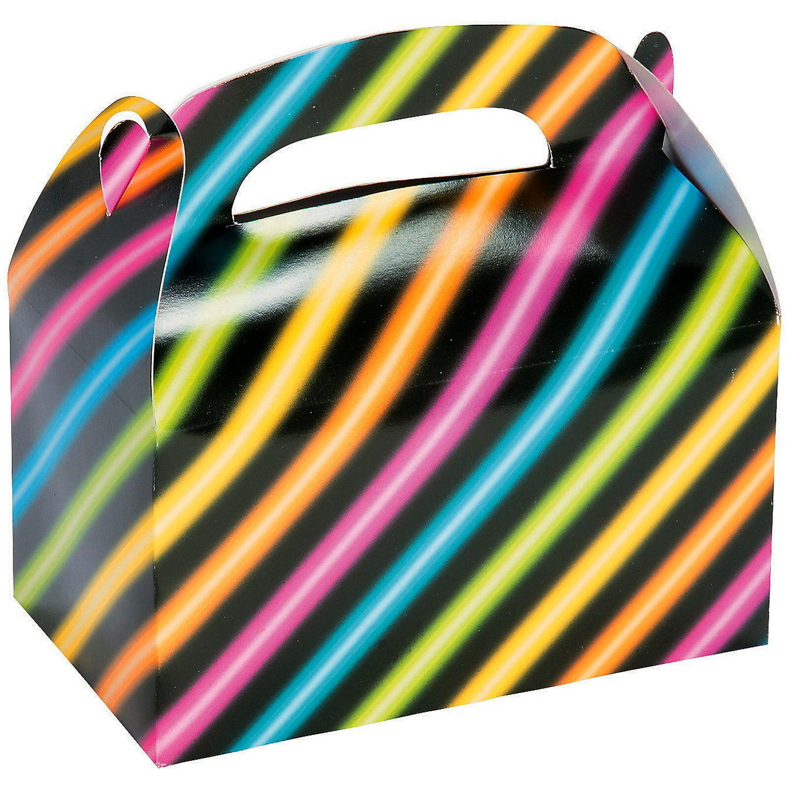 Neon Glow Party Lolly/Treat Boxes (Pack of 12)