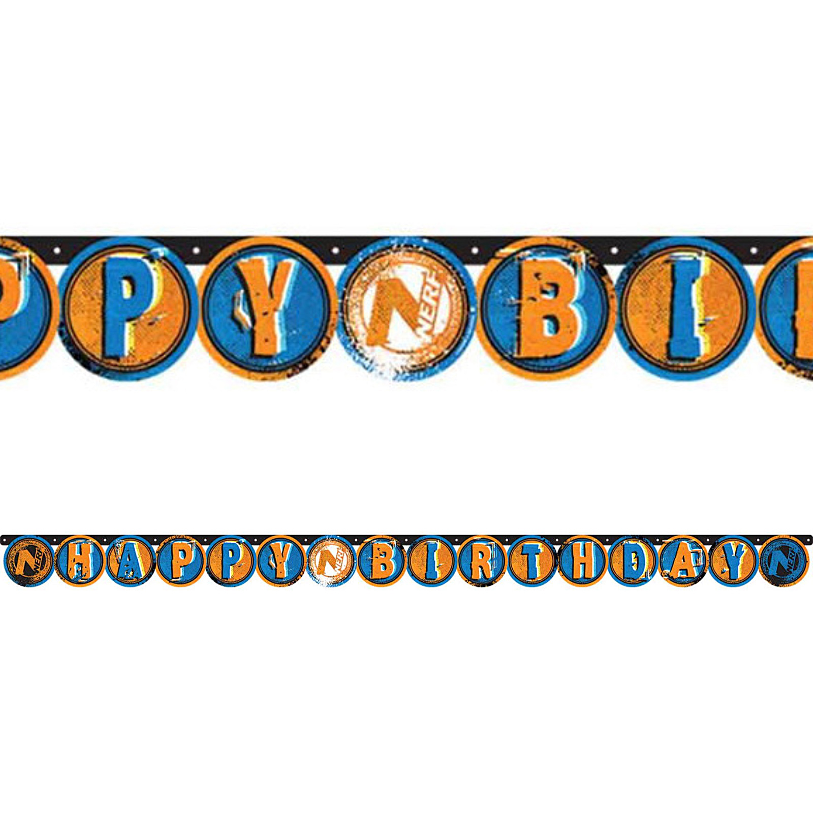 Nerf Happy Birthday Jointed Banner